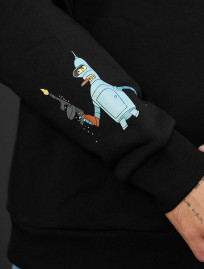 Bluza Staff logo & cartoon fleece
