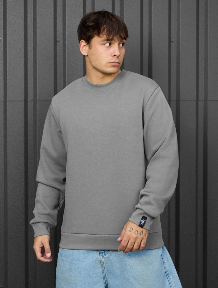 Bluza Staff gray basic fleece
