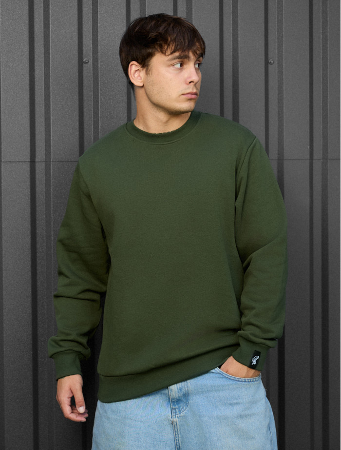 Bluza Staff khaki basic fleece