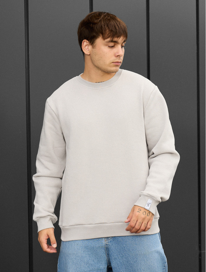 Bluza Staff light gray basic fleece