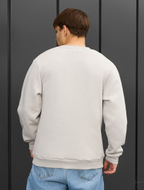 Bluza Staff light gray basic fleece