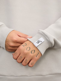 Bluza Staff light gray basic fleece