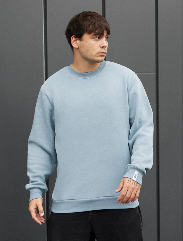 Bluza Staff light blue basic fleece
