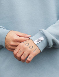 Bluza Staff light blue basic fleece