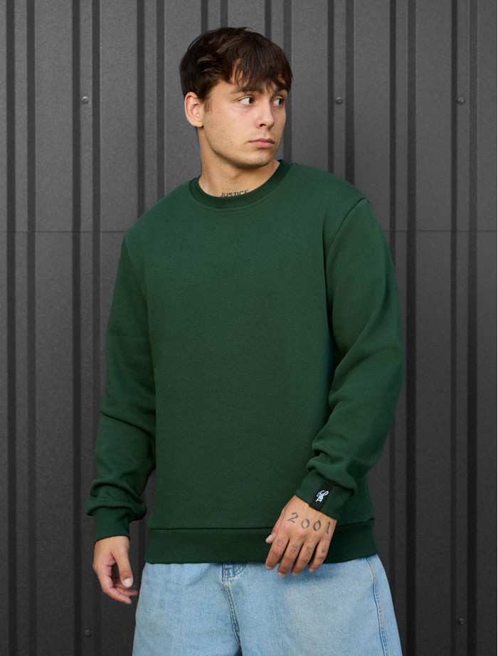 Bluza Staff green basic fleece