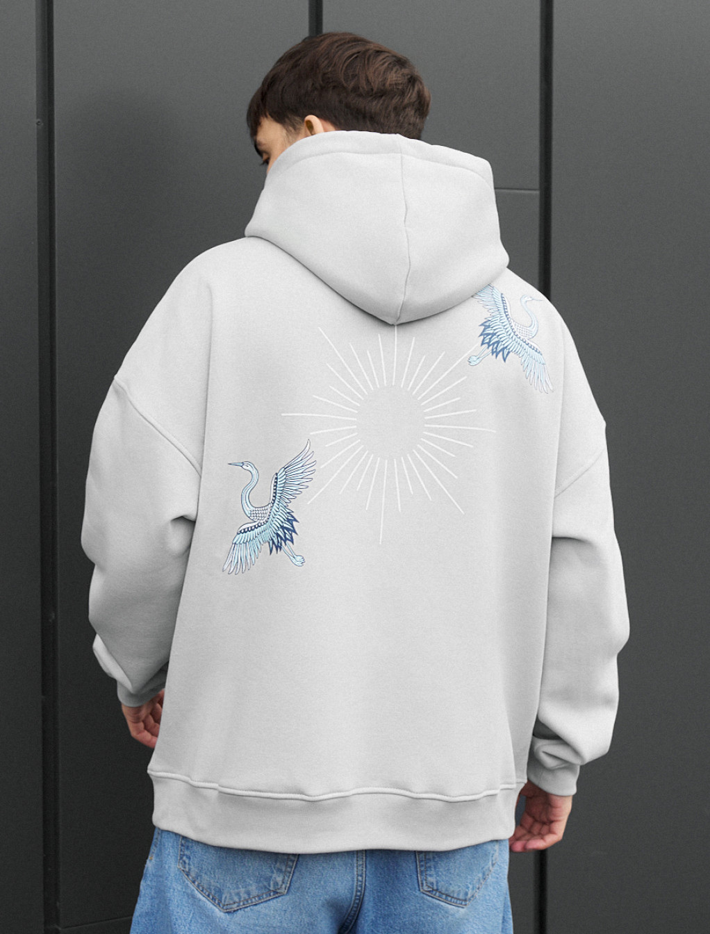 Bluza Staff sun & birds oversize fleece