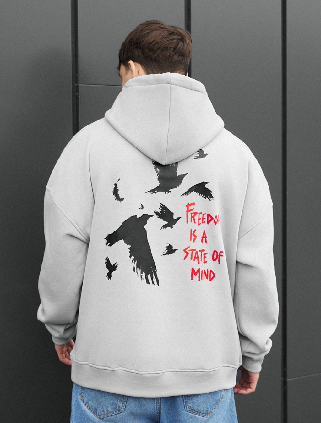 Bluza Staff freedom oversize fleece