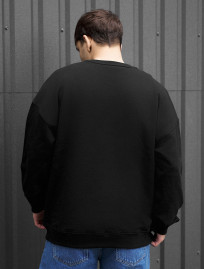 Bluza Staff ic black reflective oversize