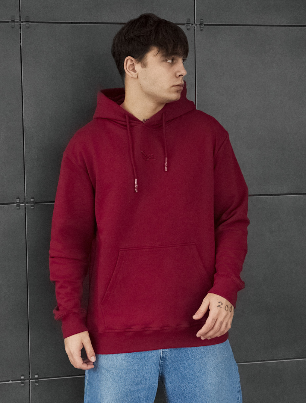 Bluza Staff bordo basic