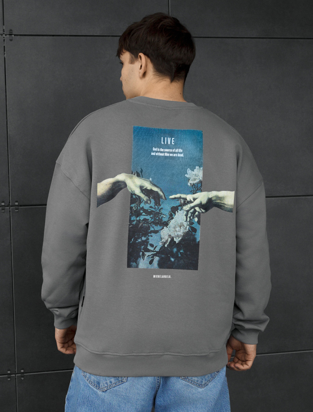 Bluza Staff life oversize