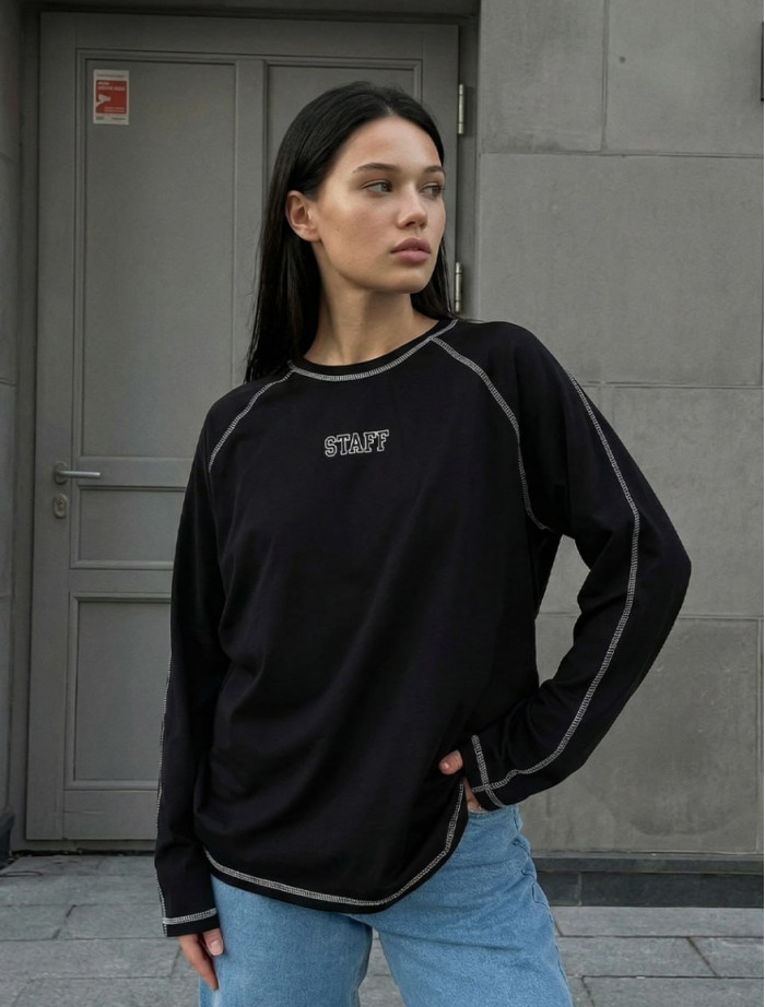 Longsleeve Staff co black