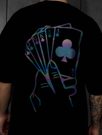 Koszulka Staff cards reflective oversize