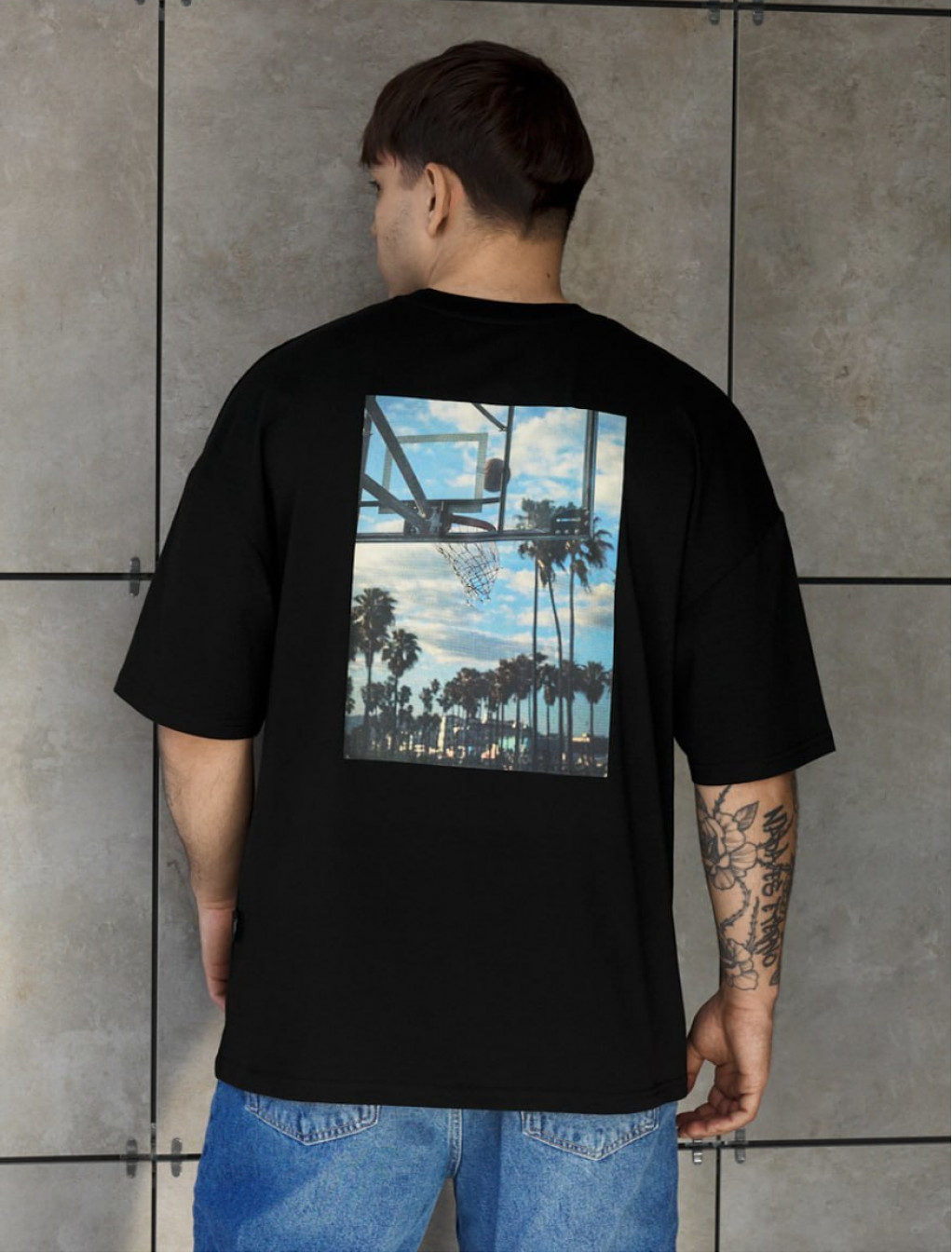 Koszulka Staff basket oversize