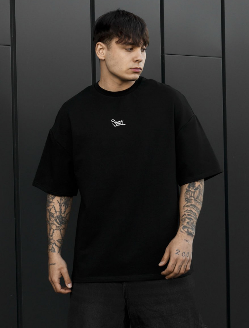 Koszulka Staff black logo oversize premium