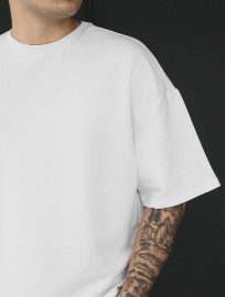 Koszulka Staff white oversize premium