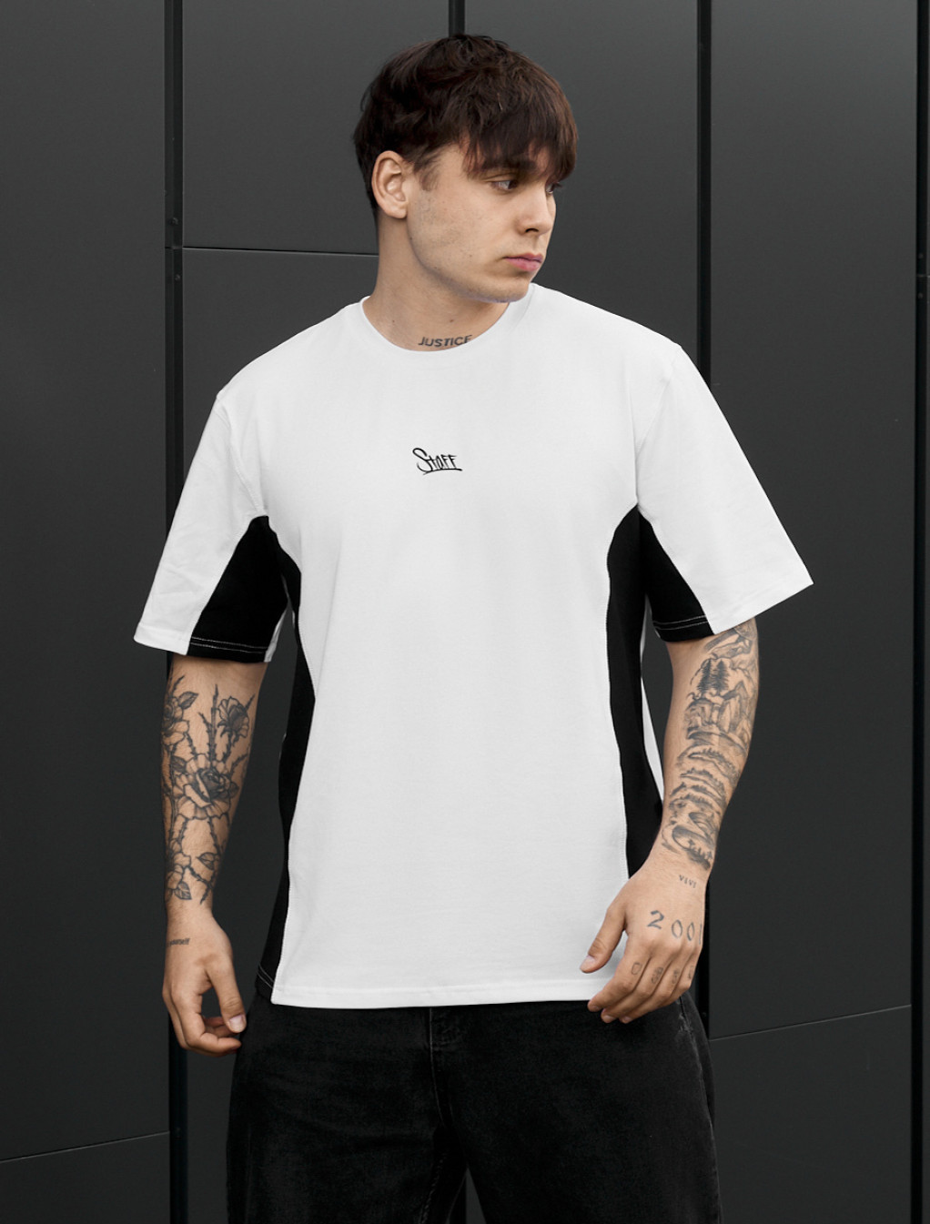 Koszulka Staff white & black logo