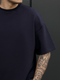 Koszulka Staff navy oversize premium