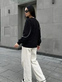 Longsleeve Staff fil logo black