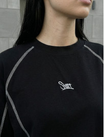Longsleeve Staff fil logo black