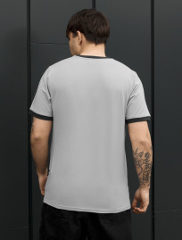 Koszulka Staff lu light gray & graphite