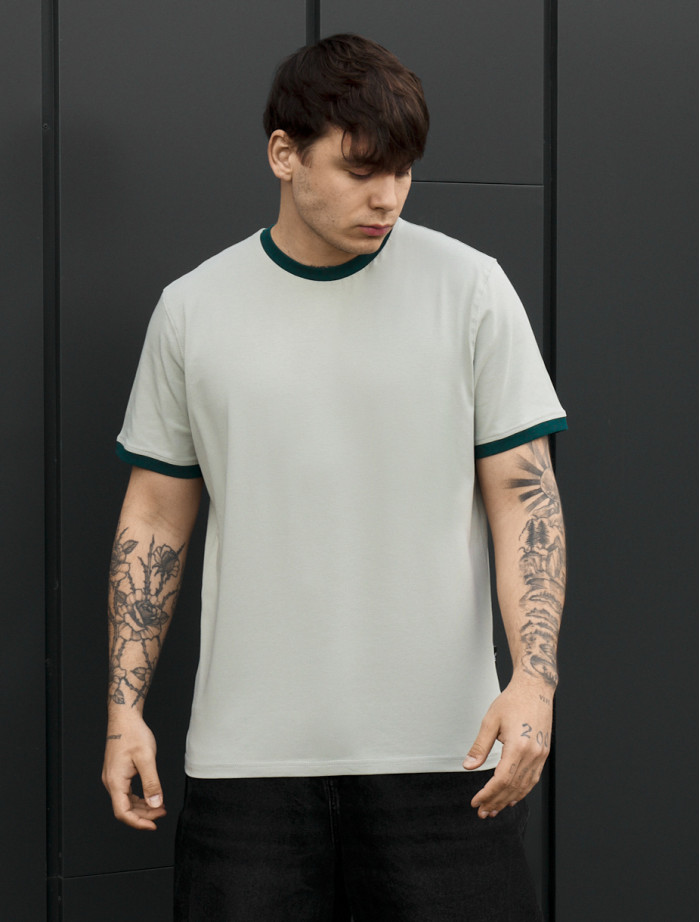 Koszulka Staff lu light olive & green