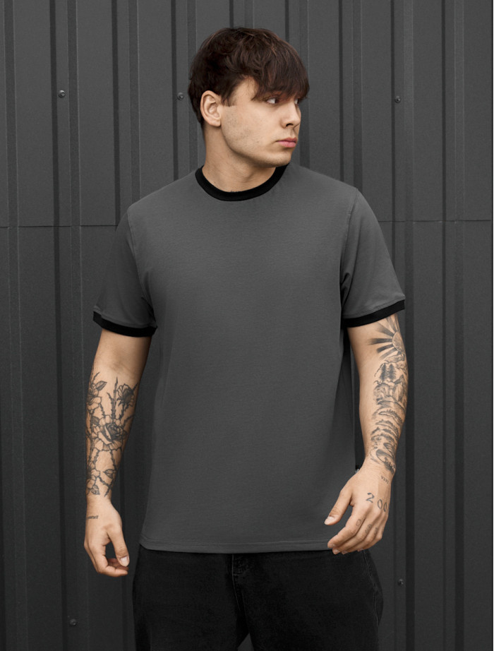 Koszulka Staff lu graphite & black