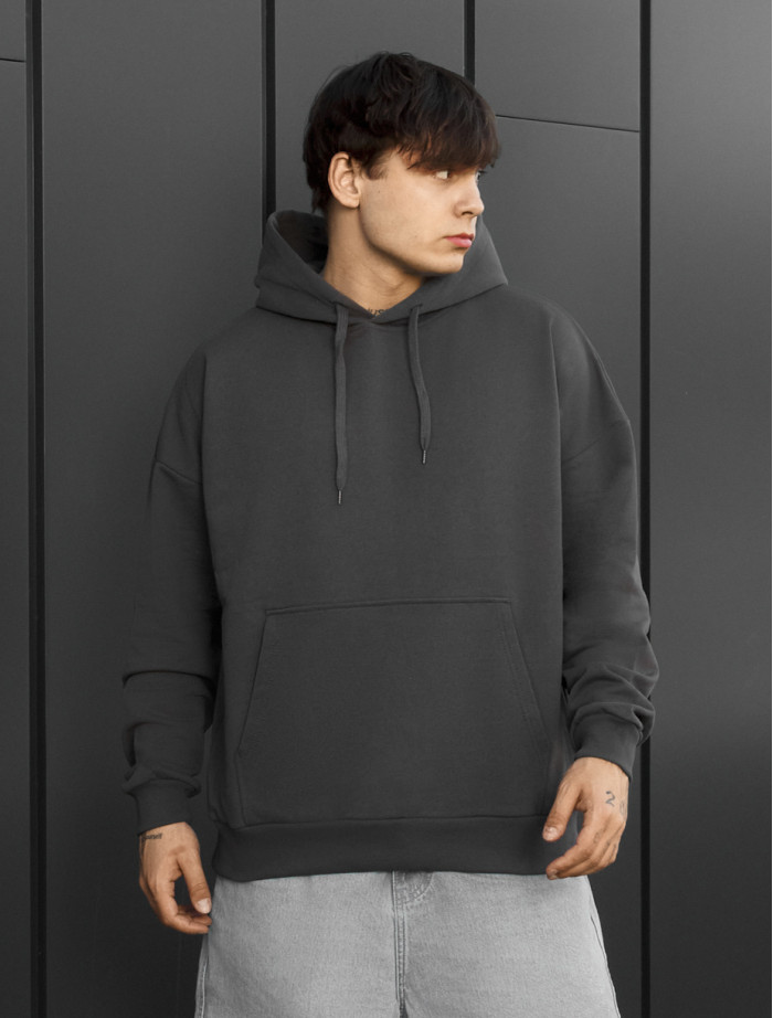Bluza dark gray oversize
