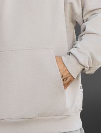 Bluza light gray oversize