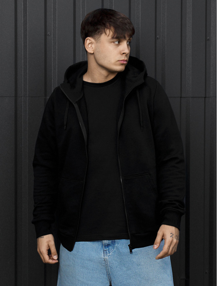 Bluza Staff di zip black