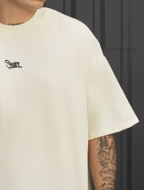 Koszulka Staff logo milk oversize