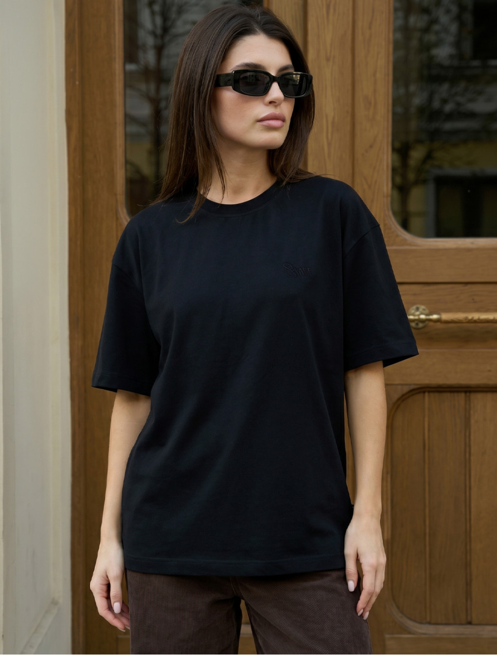 Koszulka Staff logo black oversize