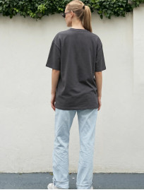 Koszulka Staff logo dark gray oversize