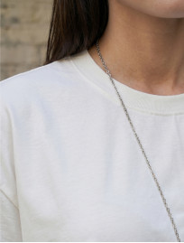 Koszulka Staff logo white oversize