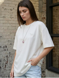 Koszulka Staff logo white oversize