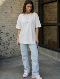 Koszulka Staff logo white oversize