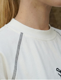 Longsleeve Staff fil logo white