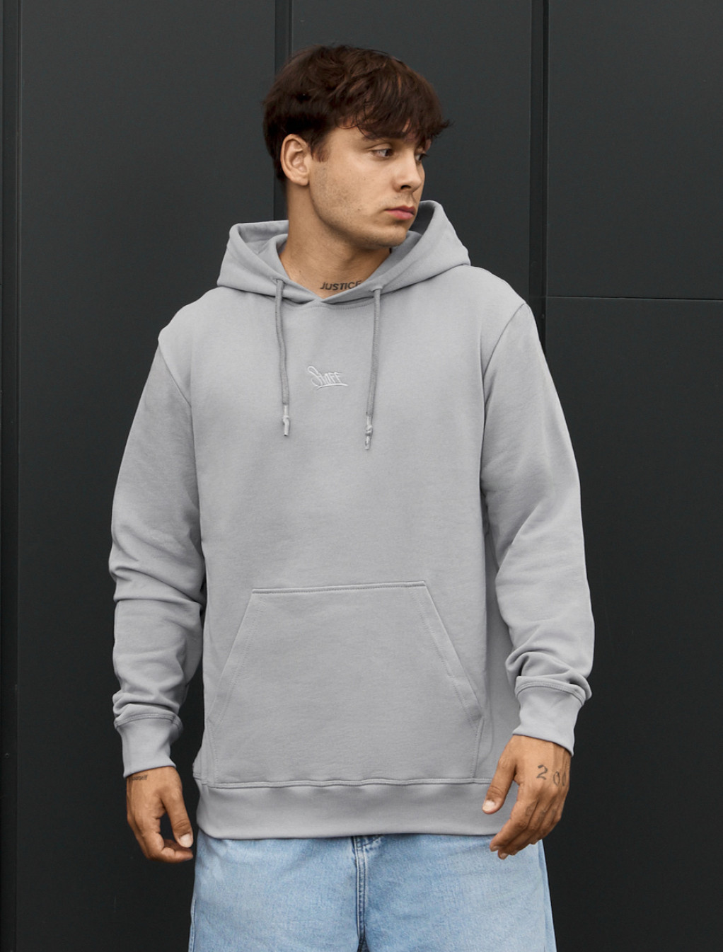 Bluza Staff logo light gray