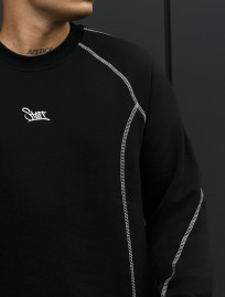 Bluza Staff black logo fleece