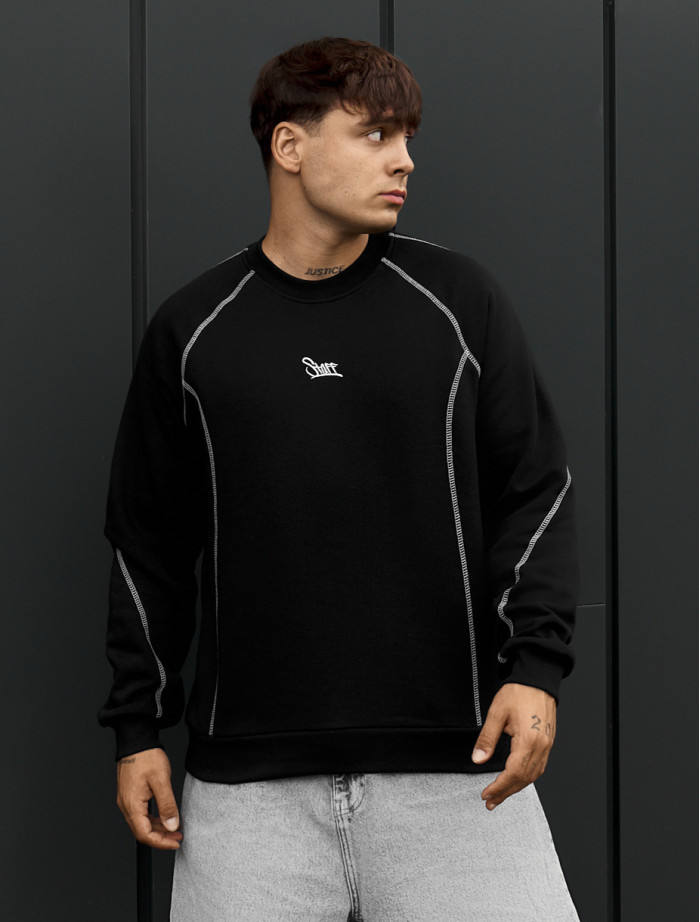 Bluza Staff black logo fleece