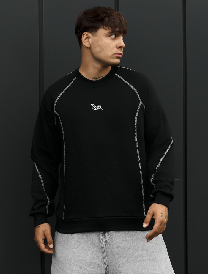 Bluza Staff black logo fleece