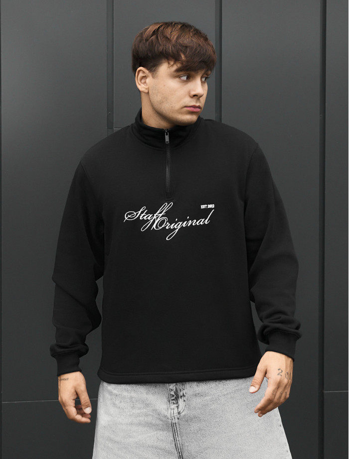 Olimpijka Staff black logo fleece