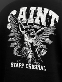 Bluza Staff saint black oversize fleece