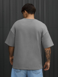 Koszulka Staff gray oversize premium