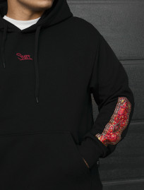 Bluza Staff logo black fleece