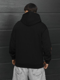 Bluza Staff logo black fleece