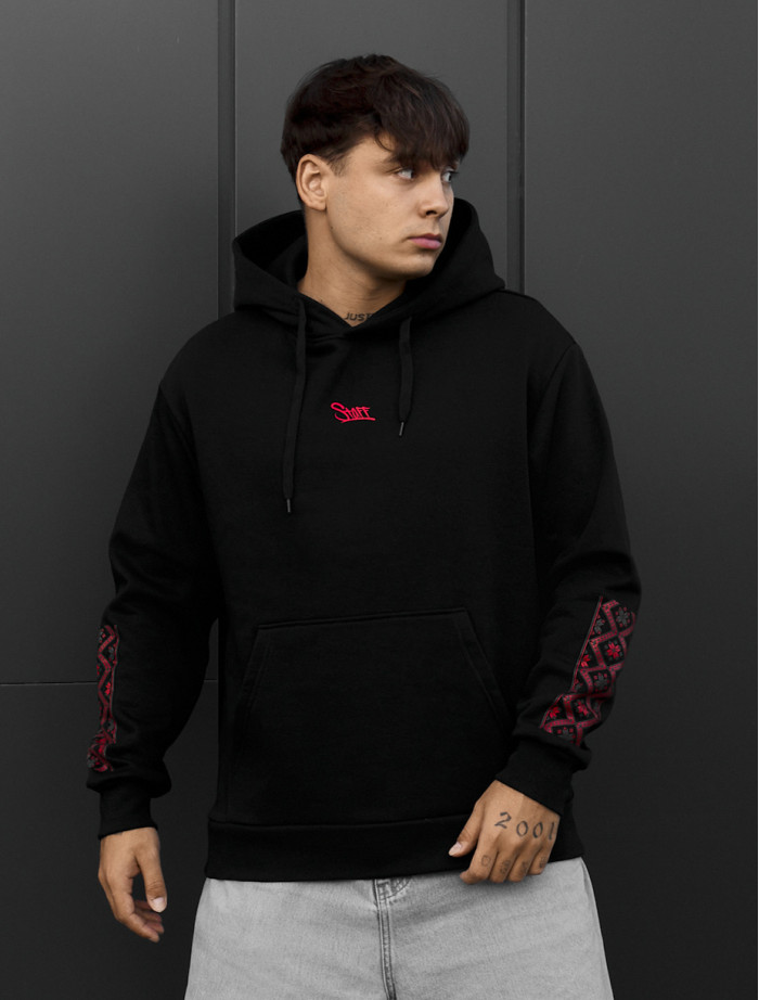 Bluza Staff logo & ethno fleece
