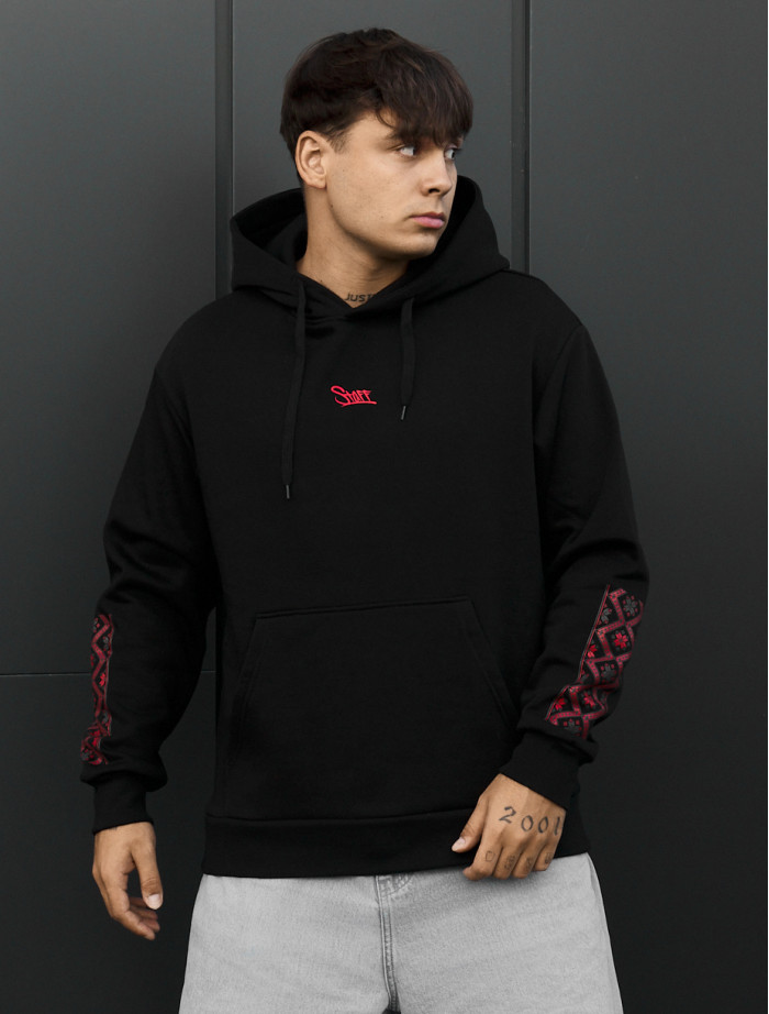 Bluza Staff logo & ethno fleece