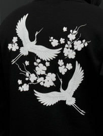 Bluza Staff logo & birds oversize fleece
