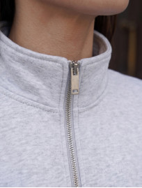 Olimpijka Staff jun gray melange oversize fleece