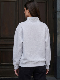 Olimpijka Staff jun gray melange oversize fleece